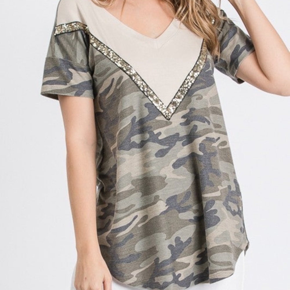 Boutique Style Camo Tshirt